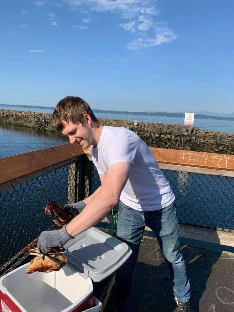Crabbing in Seattle, WA